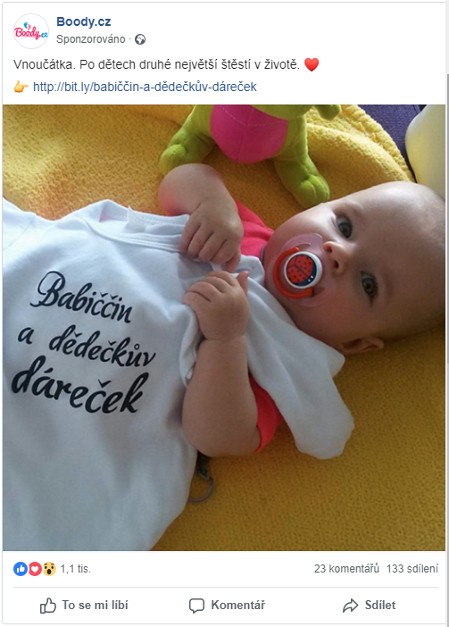 Propagování písemek na Facebooku