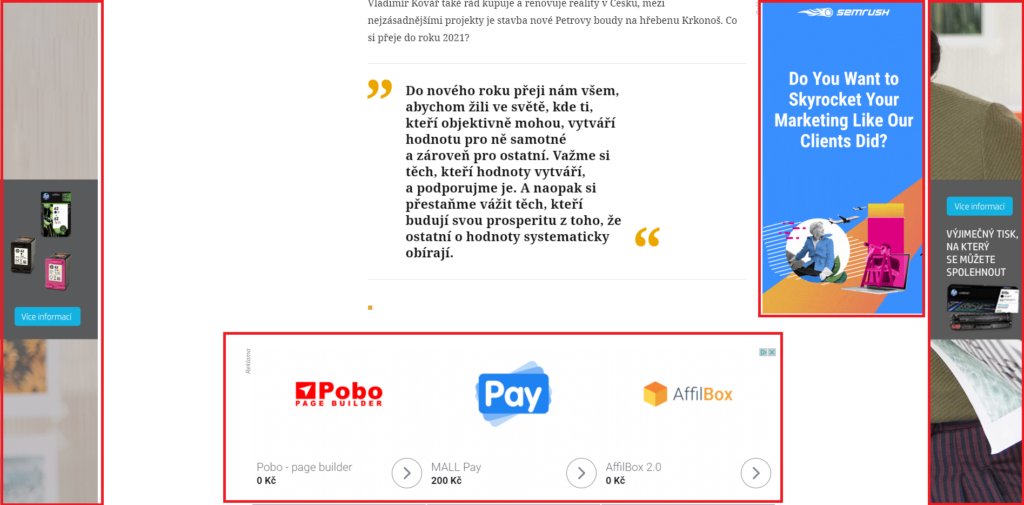 Reklama v obsahové síti